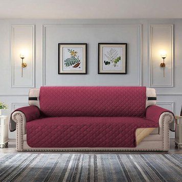 Високоякісний водонепроникний чохол на диван Modern Sofa Cover Red Sofa.11 фото