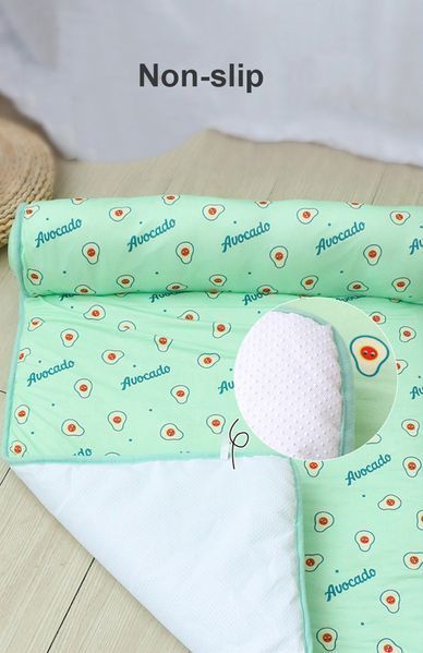 Охолоджуюча підстилка з подушкою Derby Ice Silk Summer Pet Cooling Mat Avocado для домашніх тварин CM008-1-6080 фото