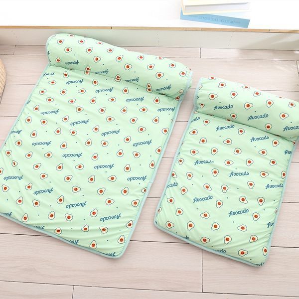 Охолоджуюча підстилка з подушкою Derby Ice Silk Summer Pet Cooling Mat Avocado для домашніх тварин CM008-1-6080 фото