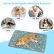 Літня охолоджуюча підстилка для собак Derby Ice Silk Material Summer Pet Cooling Mat Dog Pattern - Blue CM009-1-85х120 фото 3