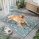 Літня охолоджуюча підстилка для собак Derby Ice Silk Material Summer Pet Cooling Mat Dog Pattern - Blue CM009-1-85х120 фото 1
