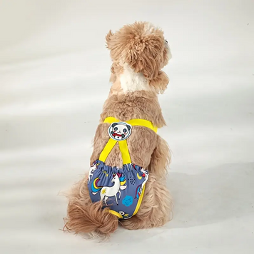 Багаторазовий підгузок для сук Derby Reusable Dog Diaper KS009-01 на шлейках KS009-01-XL фото