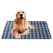 Багаторазова пелюшка для собак Derby Washable Reusable Pet Pee Pad, Blue Plaid OTO10-1-60х120 фото 2