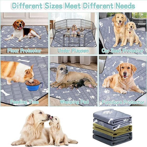 Многоразовая пеленка Derby Washable Reusable Dog Pee Pad PM004, Grey PM004-70х100 фото
