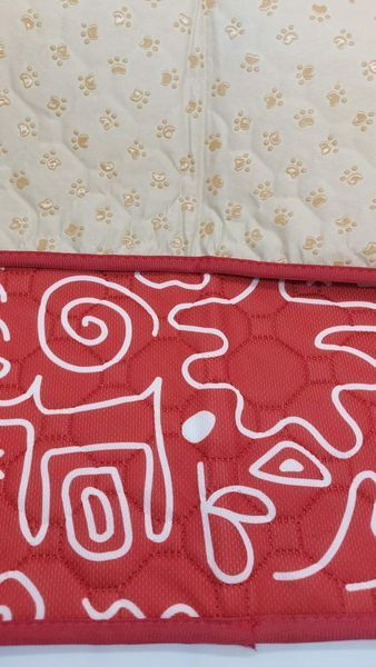 Багаторазова пелюшка для собак Pelushka Red Abstraction ZY-031-patt_40х60 см фото
