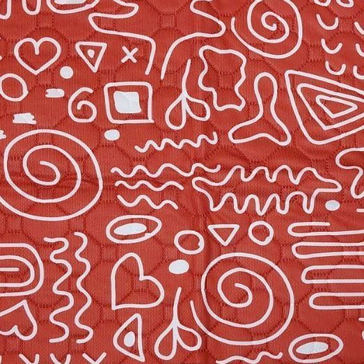 Багаторазова пелюшка для собак Pelushka Red Abstraction ZY-031-patt_40х60 см фото