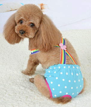 Многоразовый подгузник для сук Derby Reusable Dog Diaper KS012-04 на шлейках KS012-04-L фото