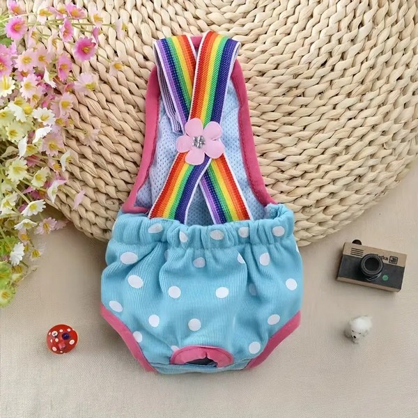 Многоразовый подгузник для сук Derby Reusable Dog Diaper KS012-04 на шлейках KS012-04-L фото