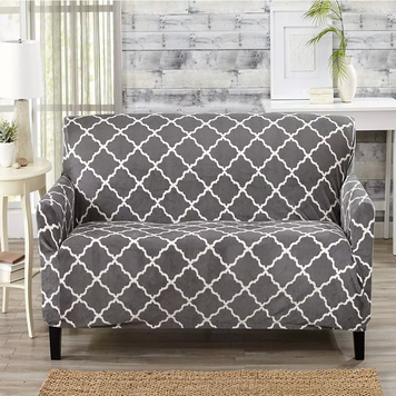 Високоякісний еластичний водонепроникний чохол на диван Modern Plant Grey Sofa.2 фото