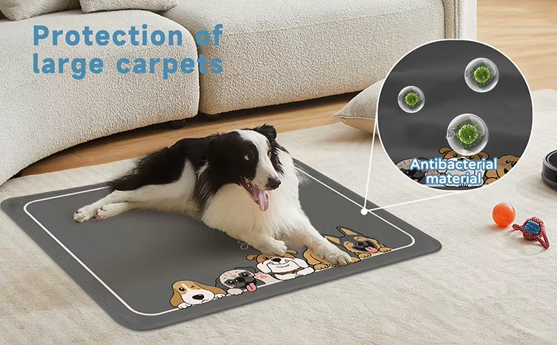 Летняя охлаждающая подстилка для собак Derby Ice Silk Summer Pet Cooling Mat Dogs Smile CM011-04-85х120 фото