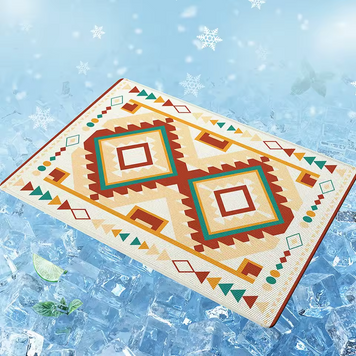 Летняя охлаждающая подстилка Derby Ice Silk Summer Pet Cooling Mat Pattern2 CM011-10-85х120 фото