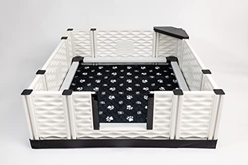 Трехслойная пеленка для собак EZwhelp Black&White Dp4848Black фото
