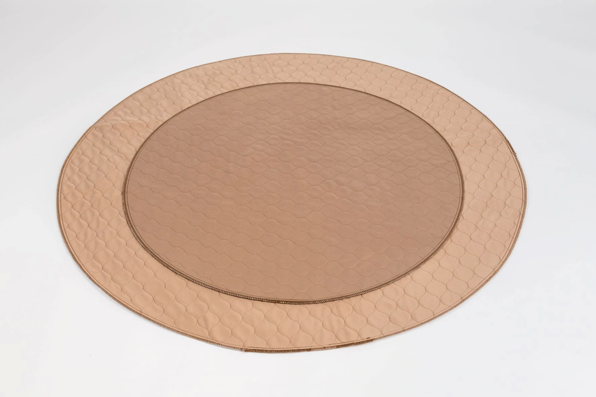 Водонепроницаемая круглая пеленка EZwhelp Brown Laminated Underpad VI36R фото