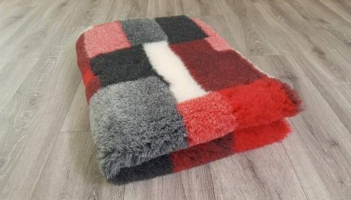 Килимок VetBed "Patchwork" червоний VB-024 фото