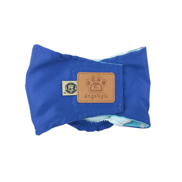 Багаторазовий підгузок для кобелів Pet Dresses up Dogstyle Blue MM5012-XL фото