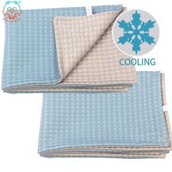 Охолоджуюча пелюшка для собак COLLABOR Summer cooling mat-stock Blue&Beige DCM008-3 фото