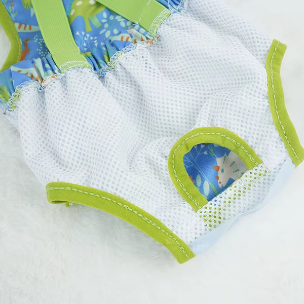Многоразовый подгузник для сук Derby Reusable Dog Diaper KS009-03 на шлейках KS009-03-M фото