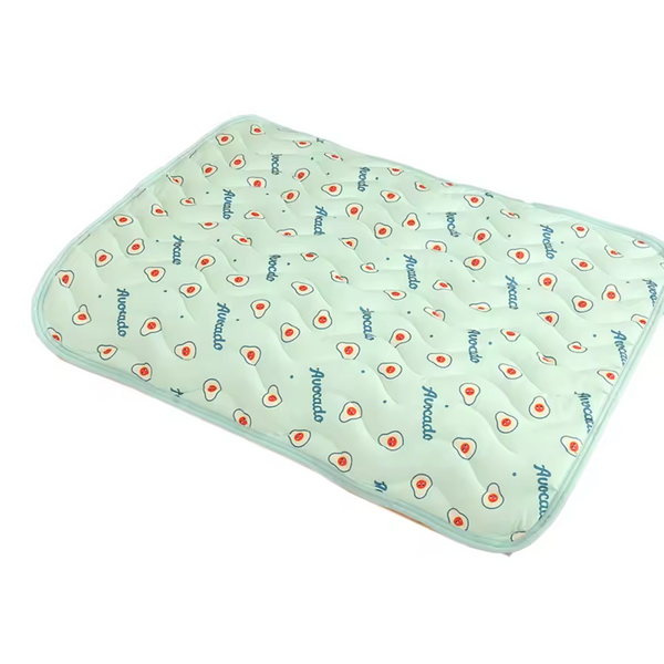 Літня охолоджуюча підстилка для котів Derby Ice Silk Material Summer Pet Cooling Mat Avocado CM012-1-70х100 фото