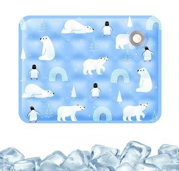 Охолоджуючий килимок для собак та кішок Ice Summer Blue PCM-002 фото