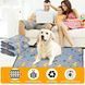 Багаторазова пелюшка Derby Washable Reusable Dog Pee Pad PM002-1, Grey PM002-1-100х150 фото 7