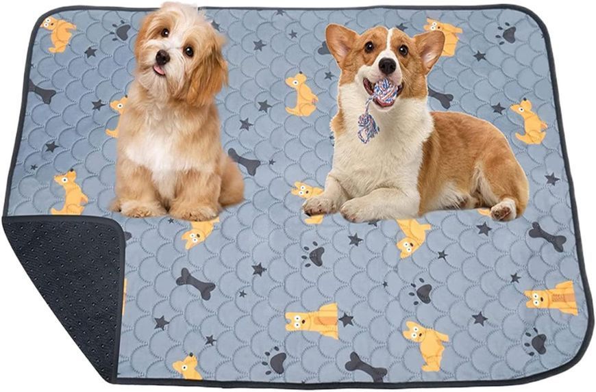 Багаторазова пелюшка Derby Washable Reusable Dog Pee Pad PM002-1, Grey PM002-1-100х150 фото