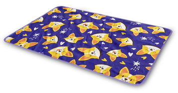 Багаторазова пелюшка для дітей та дорослих Pelushka Cute Corgi без антиковзаючого шару, 40х60 см 1_ZY-032WAS_40х60 см фото