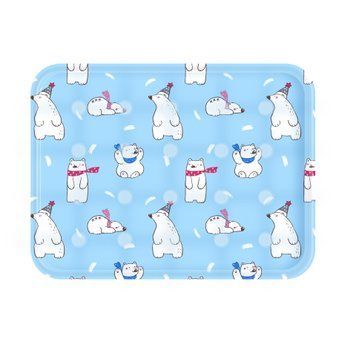 Охолоджуючий килимок для собак та кішок GEL Material Summer Pet Cooling Mat, Lucky Bears CM006-5 фото
